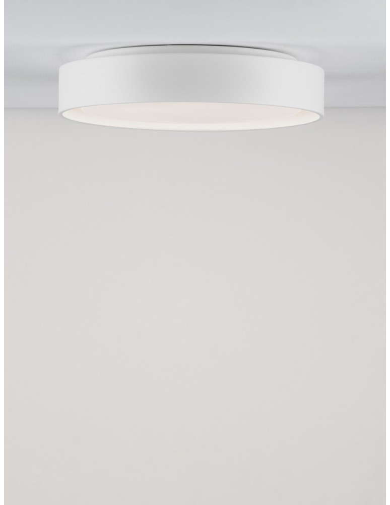Ceiling lamps - Luces Exclusivas ADOLFO Modern Ceiling White 1xLED max 30W 3000K LE43598 - product kolory-swiatla.pl 4