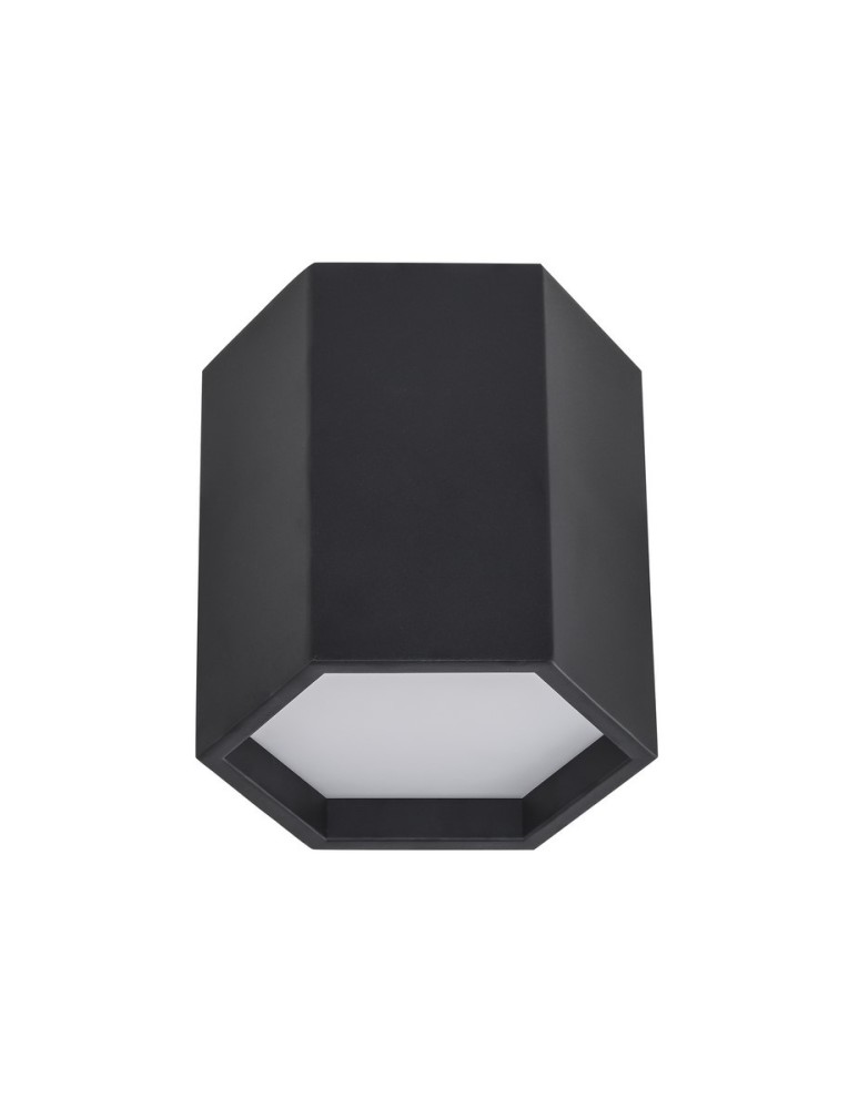Ceiling lamps - Luces Exclusivas ADRIAN Modern Ceiling Black 1xLED max 10W 3000K LE43600 - product kolory-swiatla.pl 1