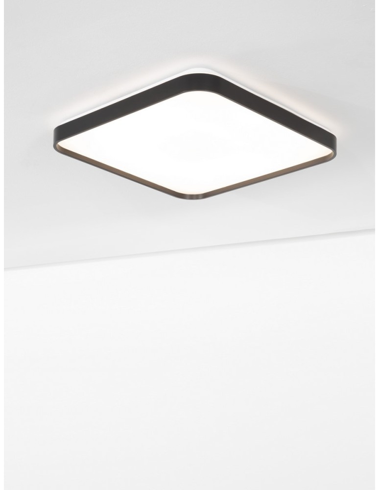 Ceiling lamps - Luces Exclusivas AGOSTA Modern Ceiling Black 1xLED max 30W 3000K LE43603 - product kolory-swiatla.pl 2