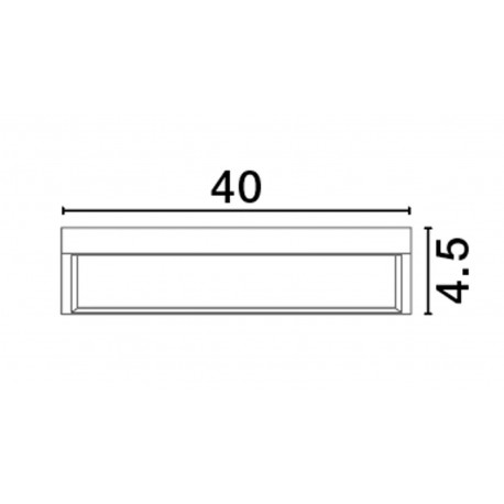 Luces Exclusivas BACHEN Sufitowa Nowoczesna biały 1xLED max 32W 3000K LE43605