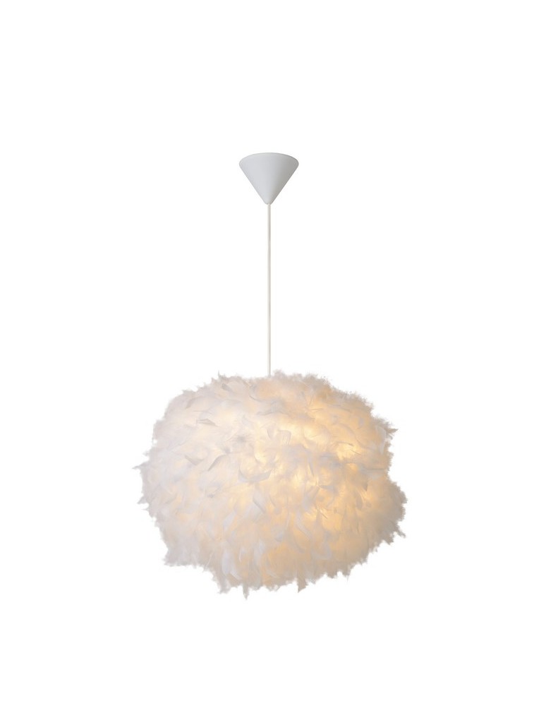 Pendant lamps - Lucide GOOSY SOFT Pendant E27 50cm W 71367/50/31 - product kolory-swiatla.pl 1
