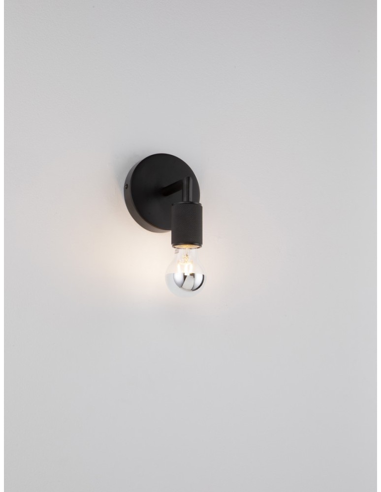 Kinkiety - Luces Exclusivas BAJIO Ścienna Nowoczesna czarny 1xE27 max 12W LE43608 - produkt kolory-swiatla.pl 2