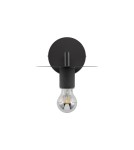 Wall lamps - Luces Exclusivas BAJIO Wall-mounted Modern Black 1xE27 max 12W LE43609 - product 1