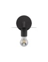 Luces Exclusivas BAJIO Wall-mounted Modern Black 1xE27 max 12W LE43609
