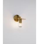 Wall lamps - Luces Exclusivas BAJIO Wall-mounted Modern Gold and gold shades 1xE27 max 12W LE43611 - product 2