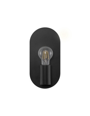 Luces Exclusivas BAJIO Wall-mounted Modern Black 1xE27 max 12W LE43612