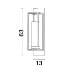 Kinkiety - Luces Exclusivas BAGOJO Ścienna Nowoczesna czarny 1xE27 max 12W LE43614 - produkt 3