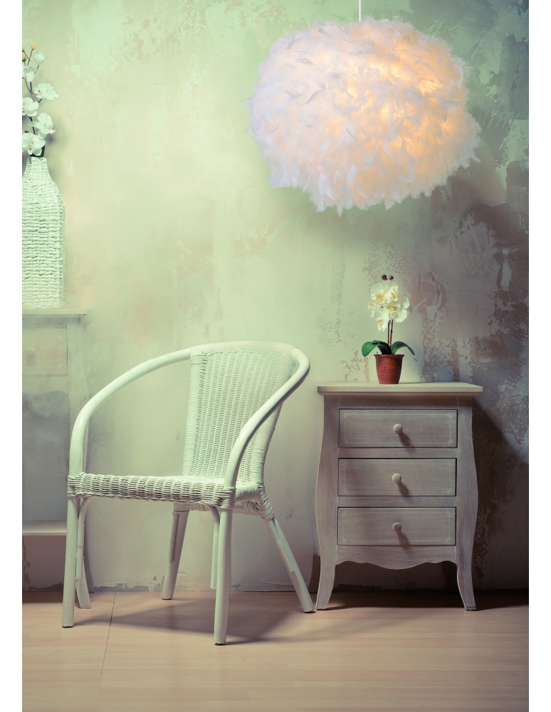 Pendant lamps - Lucide GOOSY SOFT Pendant E27 50cm W 71367/50/31 - product kolory-swiatla.pl 4