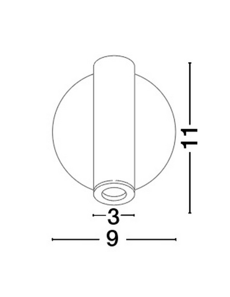 Kinkiety - Luces Exclusivas ASTORGA Ścienna Nowoczesna czarny 1xLED max 3W 3000K LE43620 - produkt kolory-swiatla.pl 2
