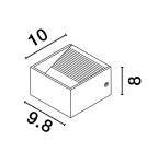 Kinkiety - Luces Exclusivas ACOMUL Ścienna Nowoczesna biały 1xLED max 6W 3000K LE43621 - produkt 3