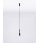Pendant lamps - Luces Exclusivas BAHAMA Pendant Modern Black 1xLED max 7W 3000K LE43623 - product 3