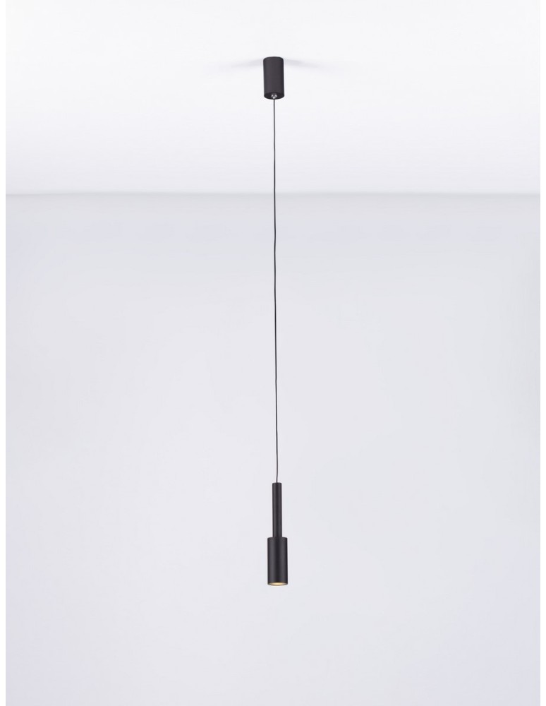 Pendant lamps - Luces Exclusivas BAHAMA Pendant Modern Black 1xLED max 7W 3000K LE43623 - product kolory-swiatla.pl 3