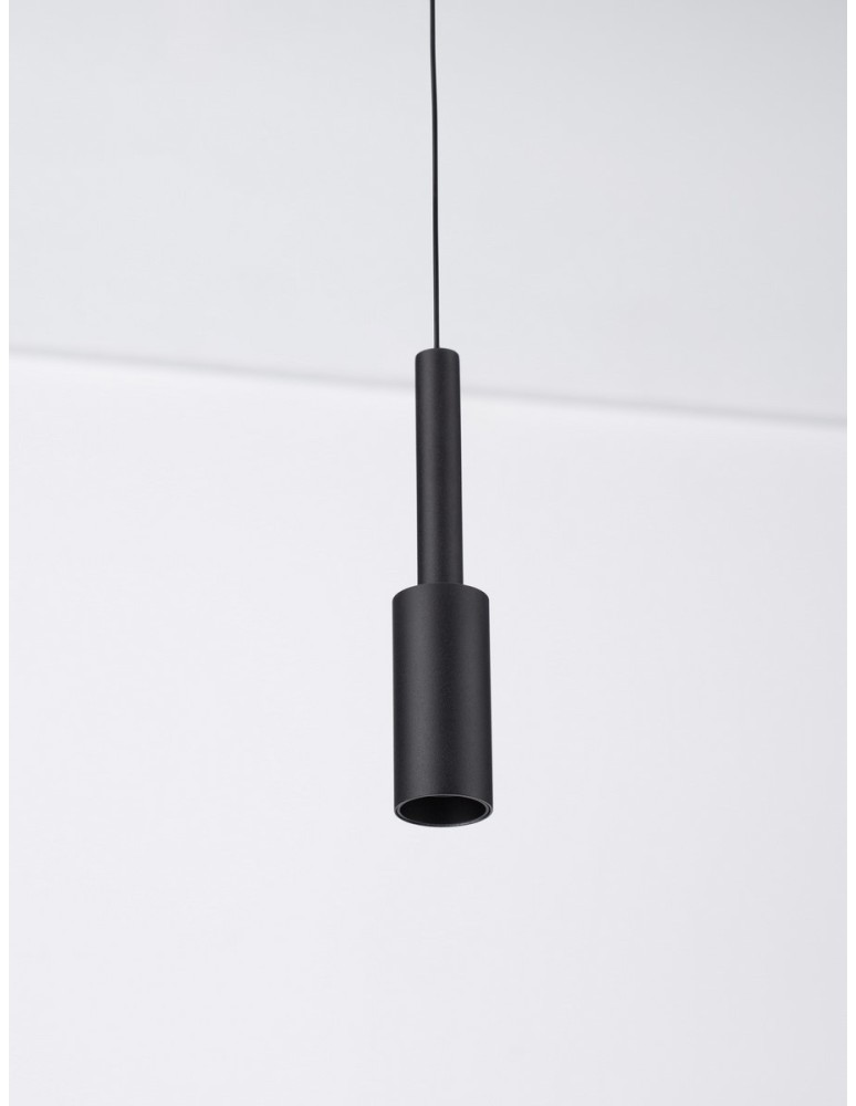 Pendant lamps - Luces Exclusivas BAHAMA Pendant Modern Black 1xLED max 7W 3000K LE43623 - product kolory-swiatla.pl 4