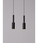 Pendant lamps - Luces Exclusivas BAHAMA Pendant Modern Black 1xLED max 14W 3000K LE43624 - product 2