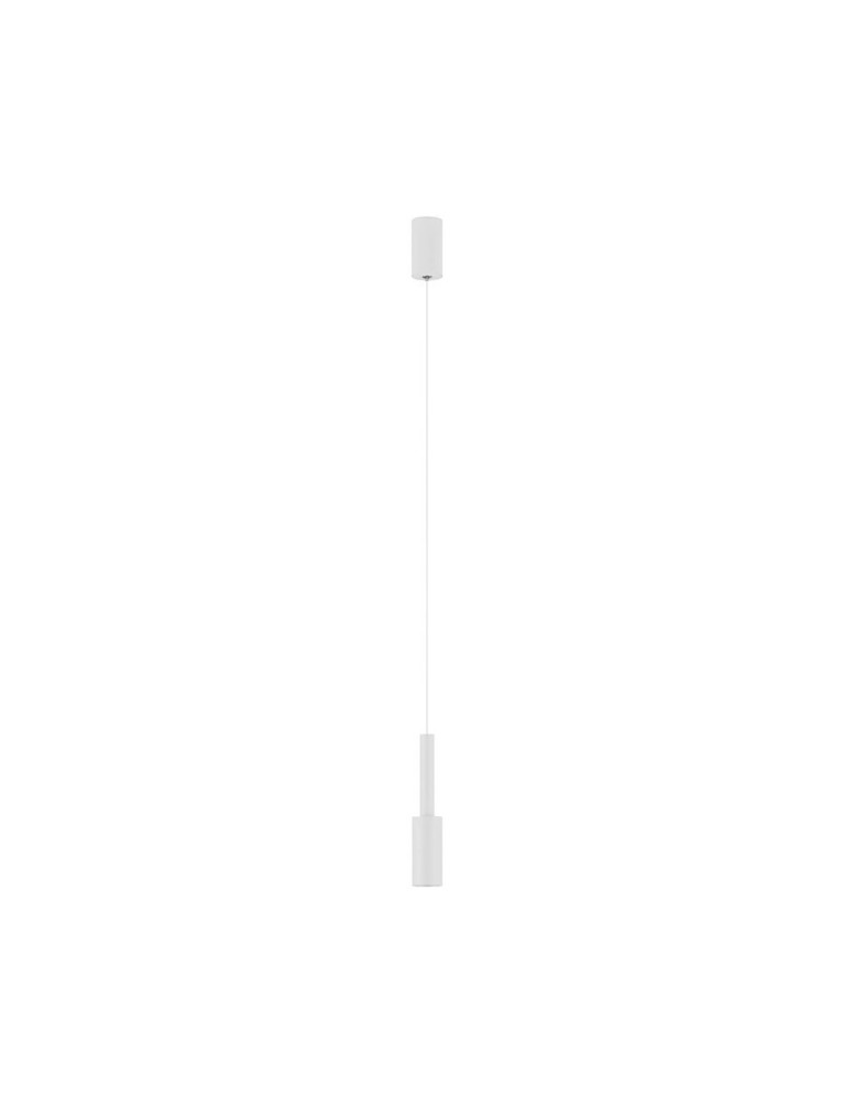 Pendant lamps - Luces Exclusivas BAHAMA Pendant Modern White 1xLED max 7W 3000K LE43628 - product kolory-swiatla.pl 1