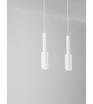 Lampy wiszące - Luces Exclusivas BAHAMA Wisząca Nowoczesna biały 1xLED max 14W 3000K LE43629 - produkt 3