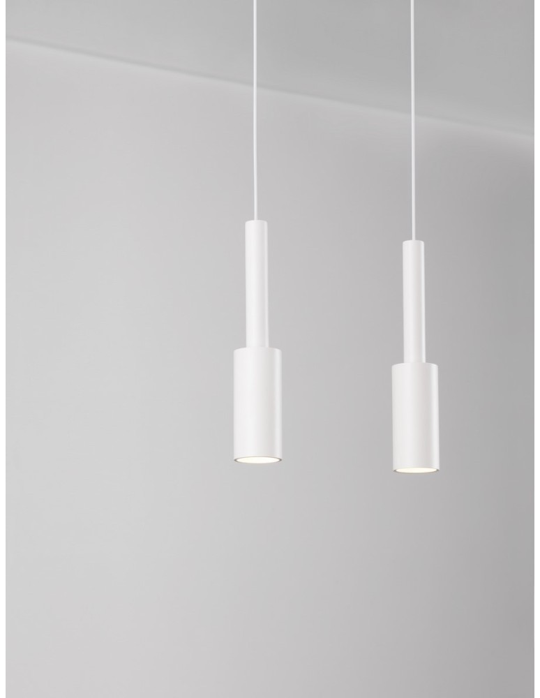 Lampy wiszące - Luces Exclusivas BAHAMA Wisząca Nowoczesna biały 1xLED max 14W 3000K LE43629 - produkt kolory-swiatla.pl 3