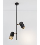 Ceiling lamps - Luces Exclusivas BAILON Ceiling Modern Black 2xGU10 max 10W LE43636 - product 2