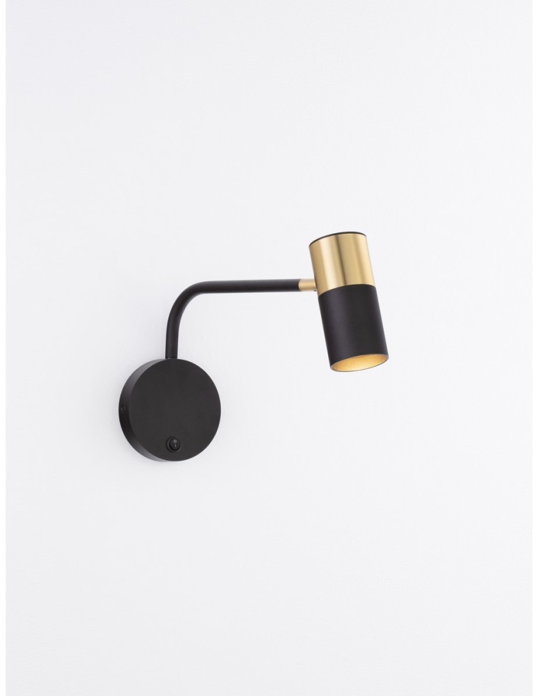 Wall lamps - Luces Exclusivas BAILON Wall-mounted Modern Black 1xGU10 max 10W LE43639 - product kolory-swiatla.pl 2