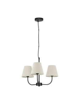 Luces Exclusivas BAJADA Pendant Modern Black 3xE27 max 12W LE43642