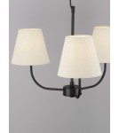 Pendant lamps - Luces Exclusivas BAJADA Pendant Modern Black 3xE27 max 12W LE43642 - product 2