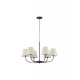 Luces Exclusivas BAJADA Wisząca Nowoczesna czarny 6xE27 max 12W LE43643