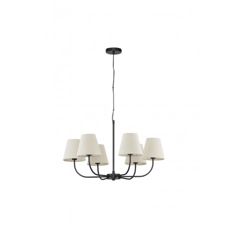 Luces Exclusivas BAJADA Wisząca Nowoczesna czarny 6xE27 max 12W LE43643