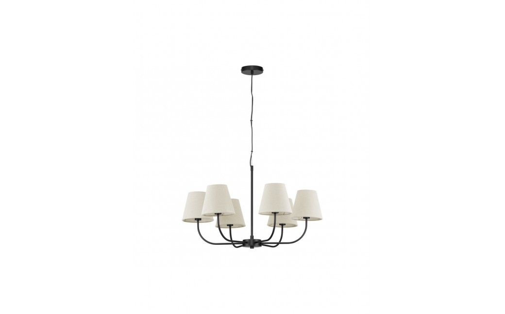 Luces Exclusivas BAJADA Wisząca Nowoczesna czarny 6xE27 max 12W LE43643