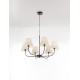 Luces Exclusivas BAJADA Wisząca Nowoczesna czarny 6xE27 max 12W LE43643