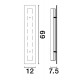 Luces Exclusivas BAJIOS Ścienna Nowoczesna czarny 1xLED max 15W 3000K LE43651