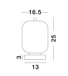 Decorative table lamps - Luces Exclusivas PILAR Table gold and shades of gold 1xE14 max 5W LE43655 - product 2
