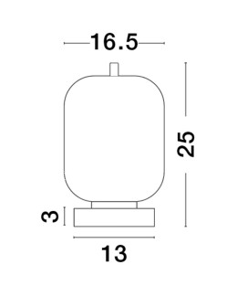 Luces Exclusivas PILAR Table Black 1xE14 max 5W LE43659 - product 2