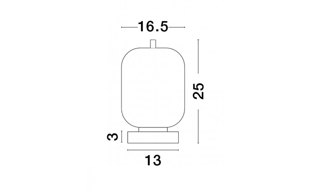 Luces Exclusivas PILAR Stołowa czarny 1xE14 max 5W LE43659