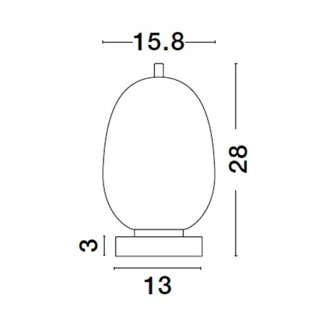 Luces Exclusivas PILAR Stołowa czarny 1xE14 max 5W LE43660