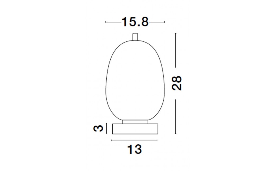 Luces Exclusivas PILAR Stołowa czarny 1xE14 max 5W LE43660