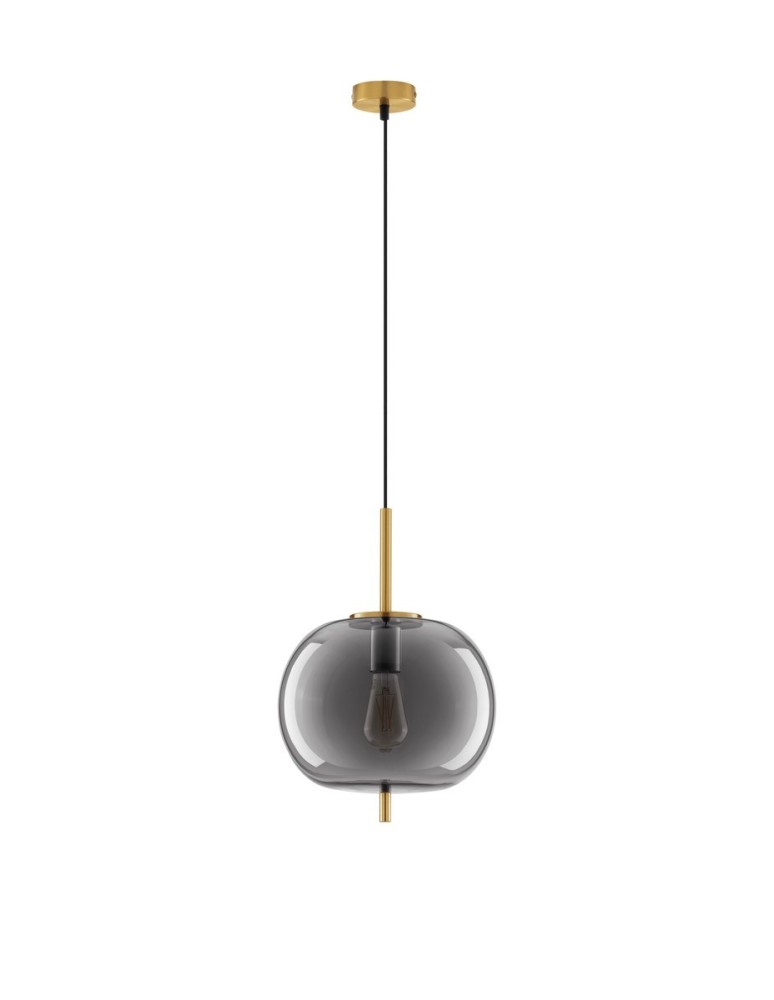 Single pendant lamps - Luces Exclusivas PILAR Pendant Modern gold and gold shades 1xE27 max 12W LE43661 - product kolory-swiatla.pl 1