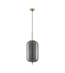 Single pendant lamps - Luces Exclusivas PILAR Pendant Modern gold and gold shades 1xE27 max 12W LE43662 - product 1
