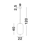 Single pendant lamps - Luces Exclusivas PILAR Pendant Modern gold and gold shades 1xE27 max 12W LE43662 - product 2