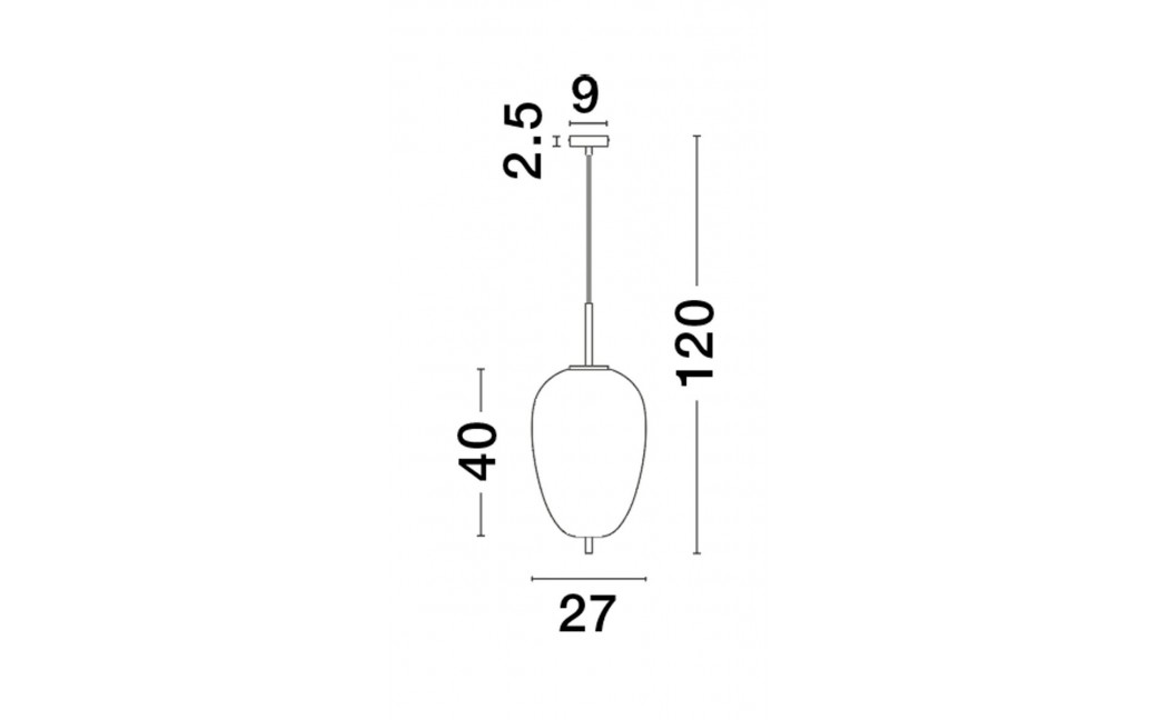 Luces Exclusivas PILAR Wisząca Nowoczesna złoty i odcienie złota 1xE27 max 12W LE43663