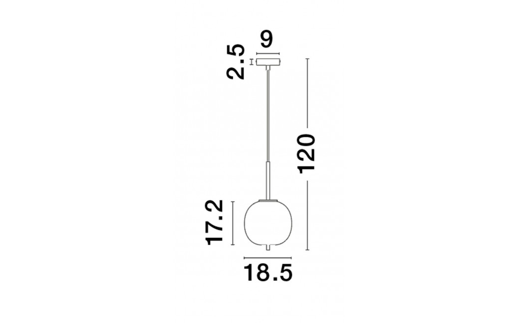 Luces Exclusivas PILAR Wisząca Nowoczesna złoty i odcienie złota 1xE27 max 12W LE43664