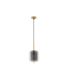 Single pendant lamps - Luces Exclusivas PILAR Pendant Modern gold and gold shades 1xE27 max 12W LE43665 - product 1