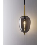 Single pendant lamps - Luces Exclusivas PILAR Pendant Modern gold and gold shades 1xE27 max 12W LE43666 - product 2