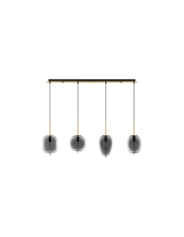 Luces Exclusivas PILAR Pendant Modern gold and gold shades 4xE27 max 12W LE43667