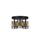 Ceiling lamps - Luces Exclusivas VIEJA Ceiling Modern Gold and shades of gold 3xE27 max 12W LE43671 - product 1