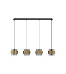 Pendant lamps - Luces Exclusivas VIEJA Pendant Modern gold and gold shades 4xE27 max 12W LE43672 - product 1