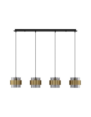 Luces Exclusivas VIEJA Pendant Modern gold and gold shades 4xE27 max 12W LE43672
