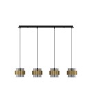 Pendant lamps - Luces Exclusivas VIEJA Pendant Modern gold and gold shades 4xE27 max 12W LE43672 - product 2