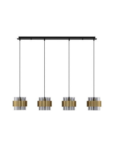 Luces Exclusivas VIEJA Pendant Modern gold and gold shades 4xE27 max 12W LE43672 - product 2