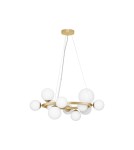 Pendant lamps - Luces Exclusivas PARLA Pendant Modern gold and gold shades 11xG9 max 5W LE43674 - product 1