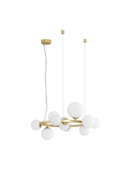 Luces Exclusivas PARLA Wisząca Nowoczesna złoty i odcienie złota 11xG9 max 5W LE43674 - produkt 2